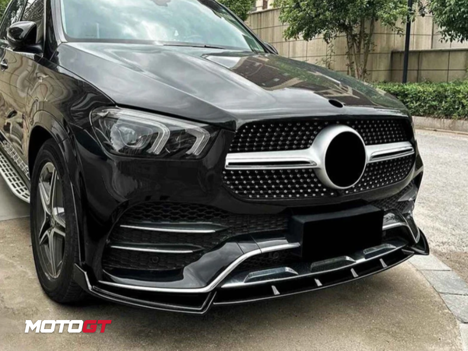 فاصل الصدام الأمامي الأسود لسيارة GLE كلاس — 5